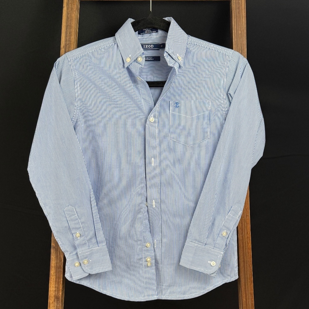 IZOD Long-Sleeve Button-down